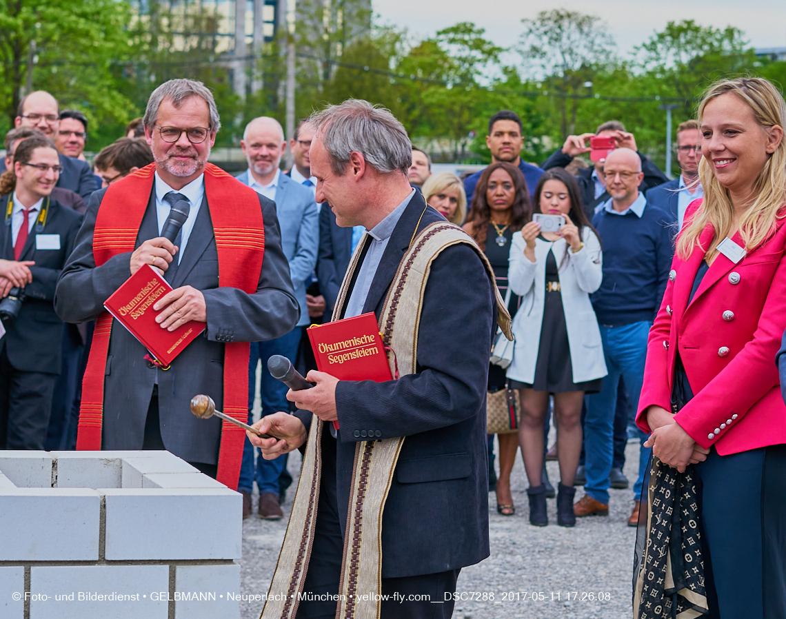 11. Mai 2017 - Grundsteinlegung für die LOGE und dem Kulturquadrat in Neuperlach